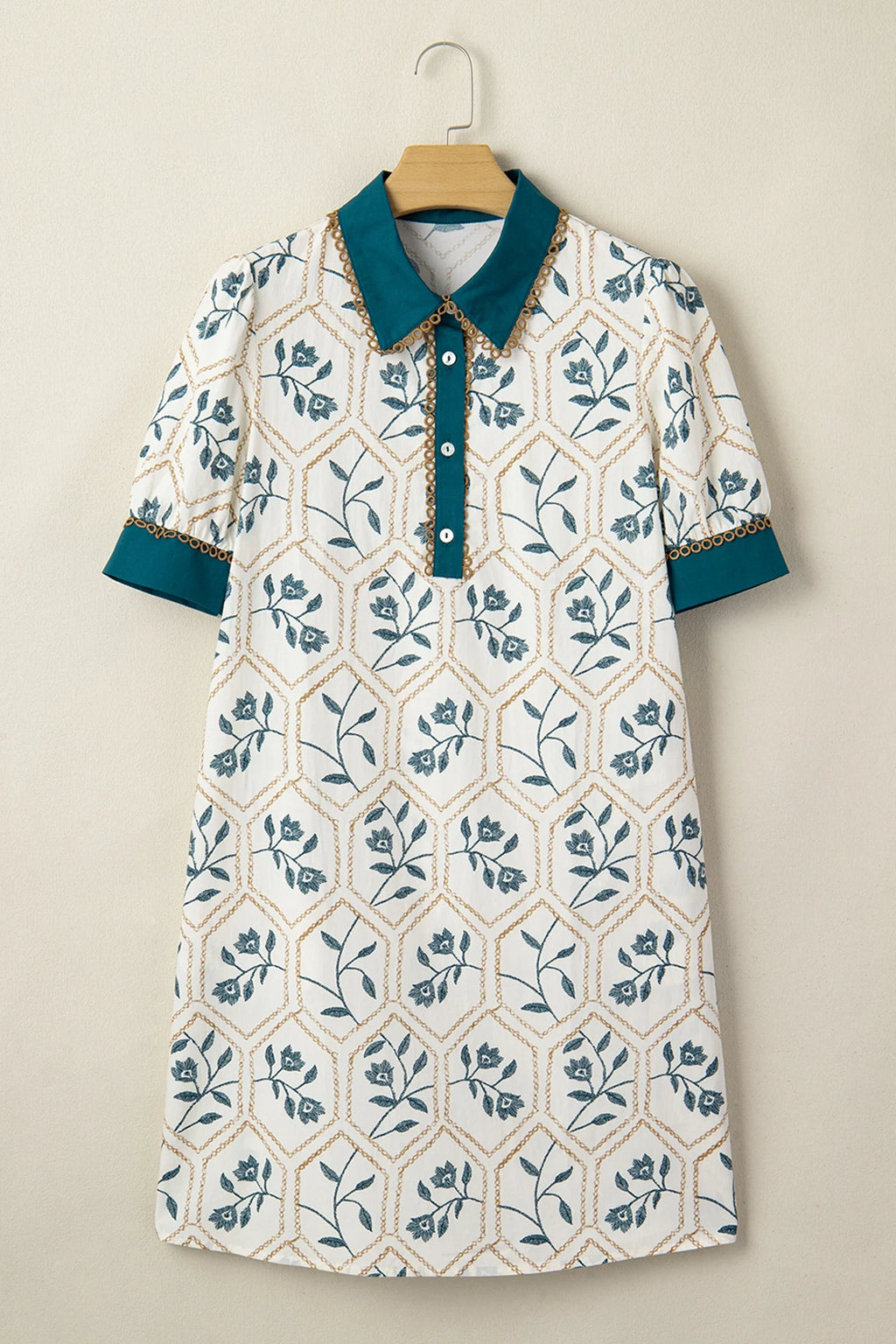 Petal Mosaic Mini Dress | S-XL
